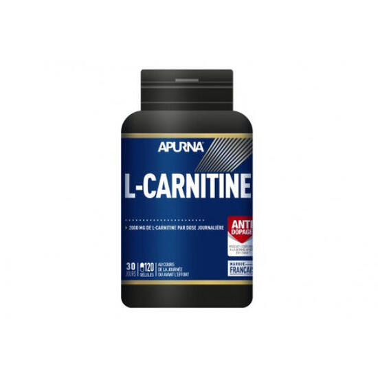 Pot de 120 gelules Apurna L-Carnitine