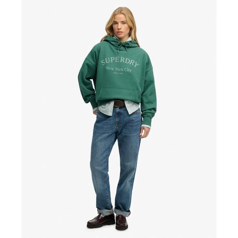 Felpa con cappuccio da donna Superdry Luxe Casual 3/7