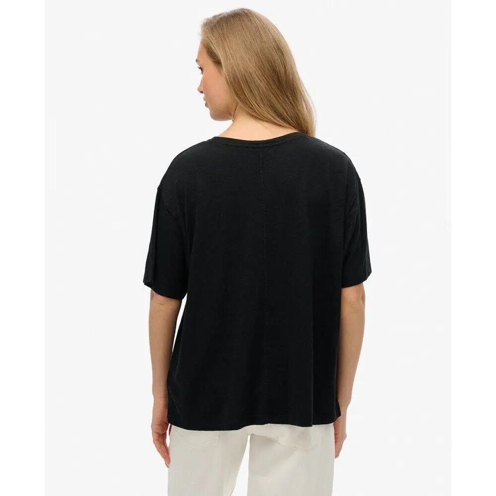 T-shirt damski z opadającymi ramionami Superdry Studios 3/4