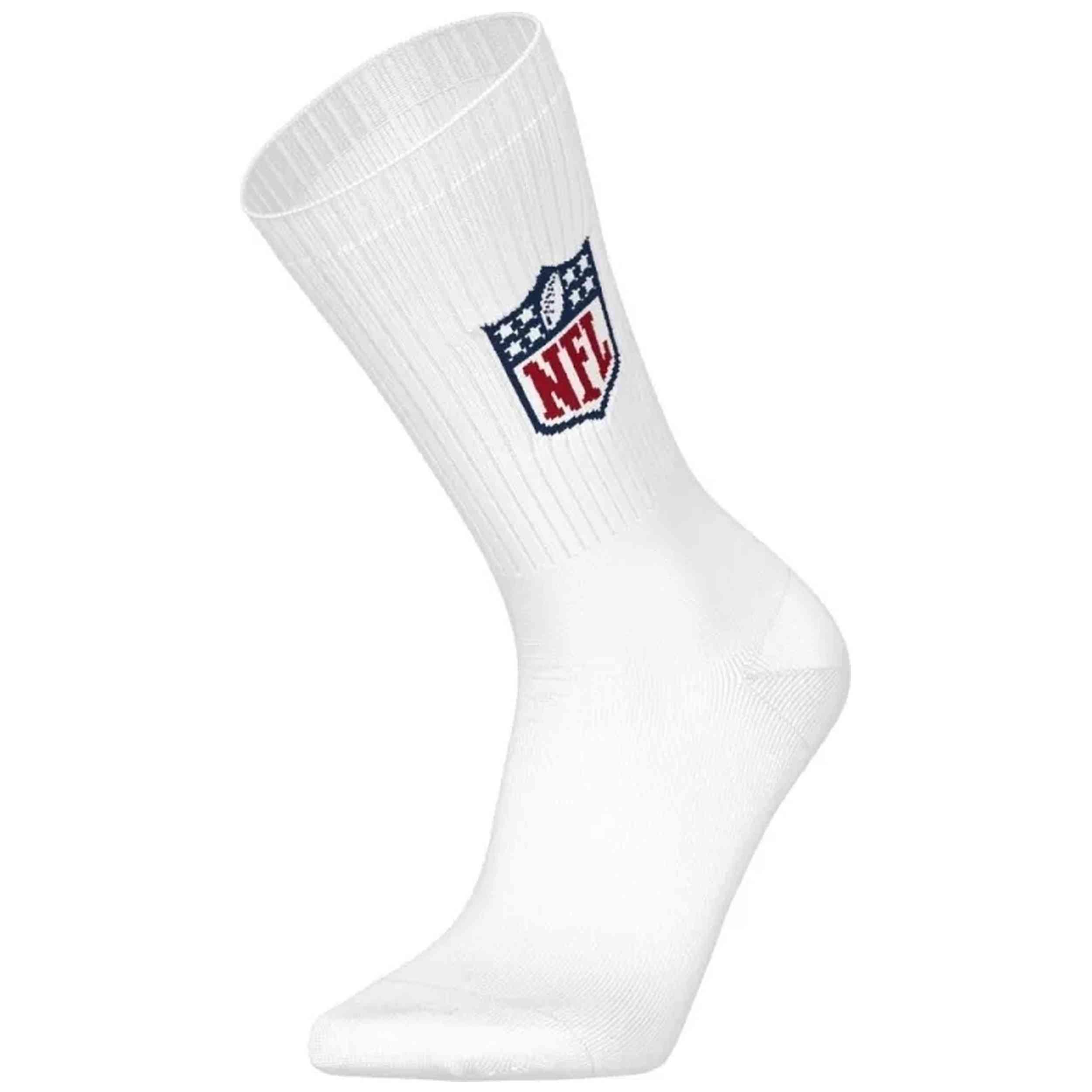 Calcetines Unisex Paquete de 3 Elástico-NFL SHIELD 3Pack Crew Socks 5/5