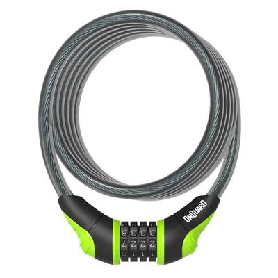 Kabelslot onguard neon coil combo-180cmx12mm