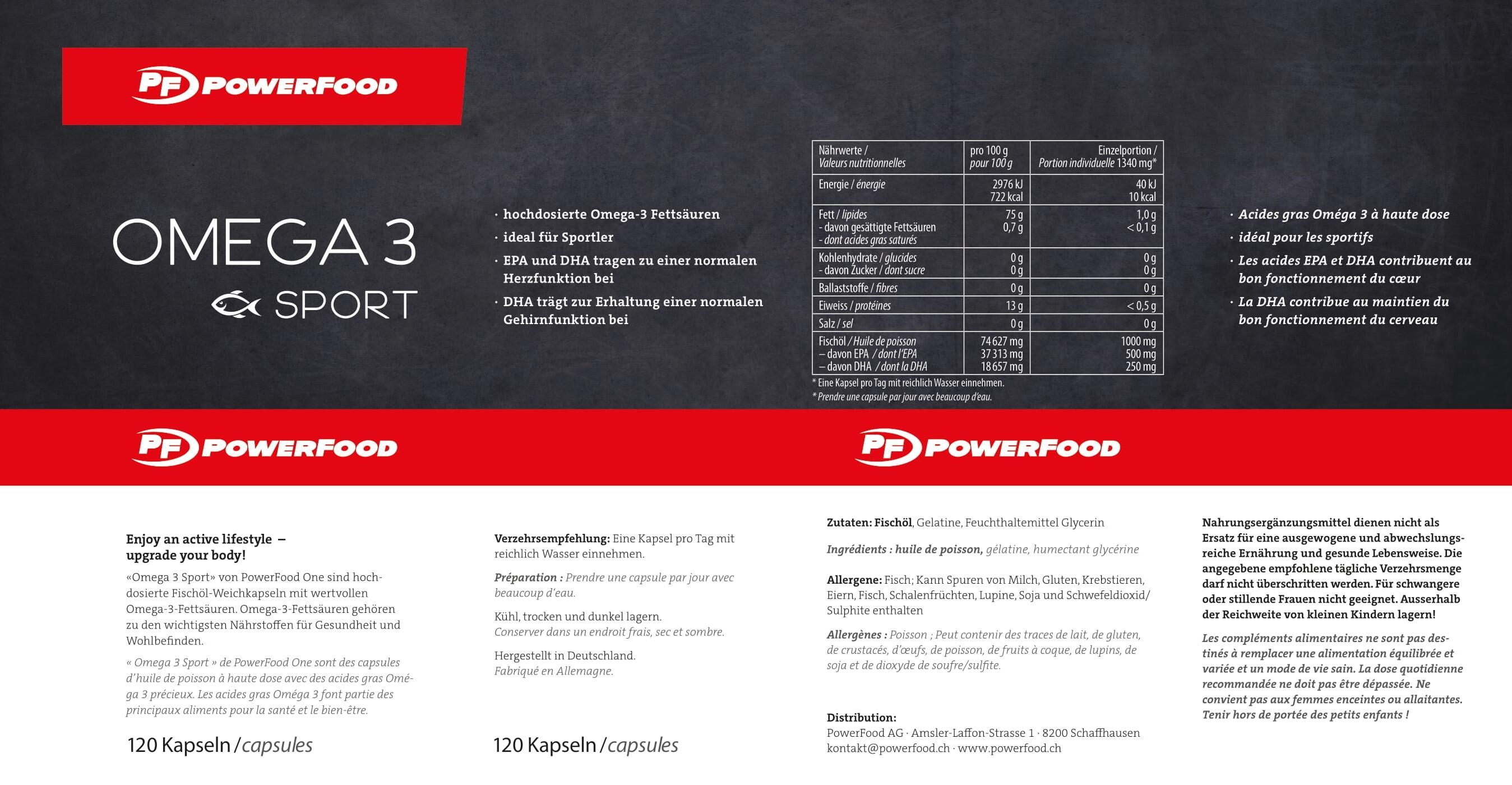 Omega 3 120caps Powerfood One 3/3
