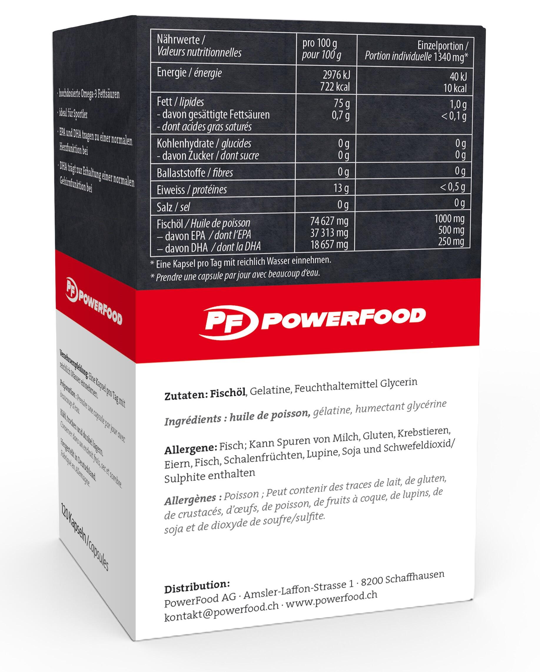 Omega 3 120caps Powerfood One 2/3