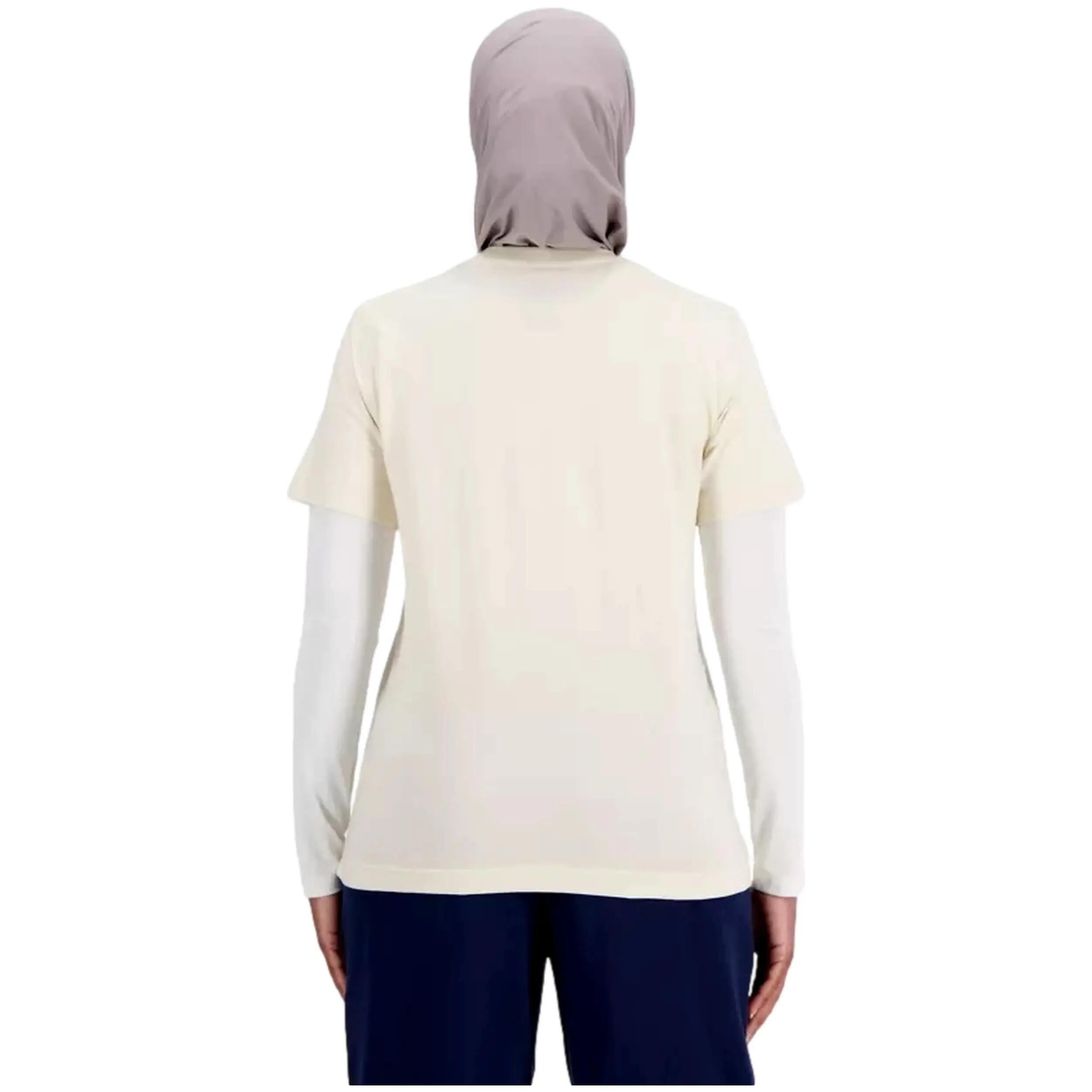 Damskie koszulka NEW BALANCE SPORT ESSENTIALS JERSEY LOGO T-SHIRT Linen 3/6