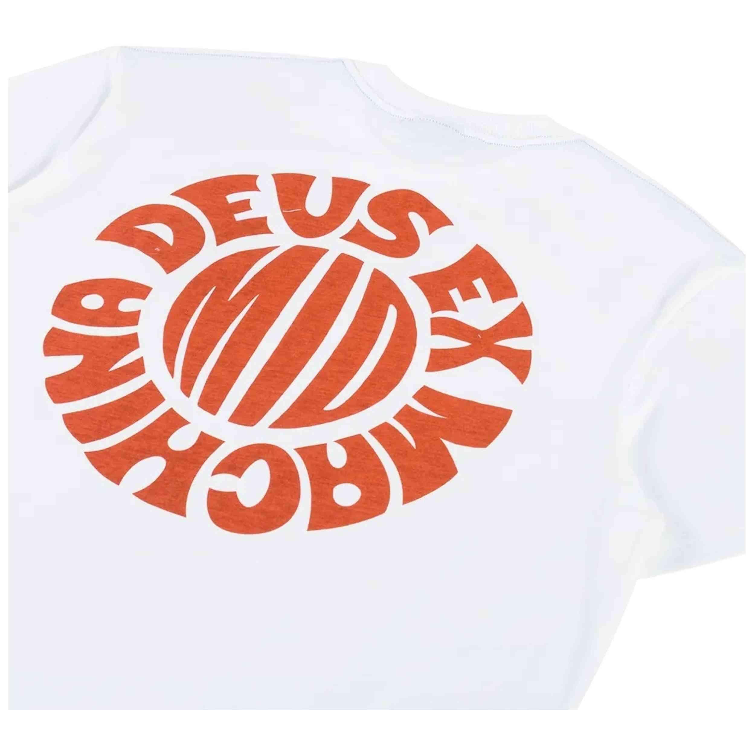 Maglia a maniche corte Deus ex machina modello DMF251253B-Vintage Whi per uomini 4/5