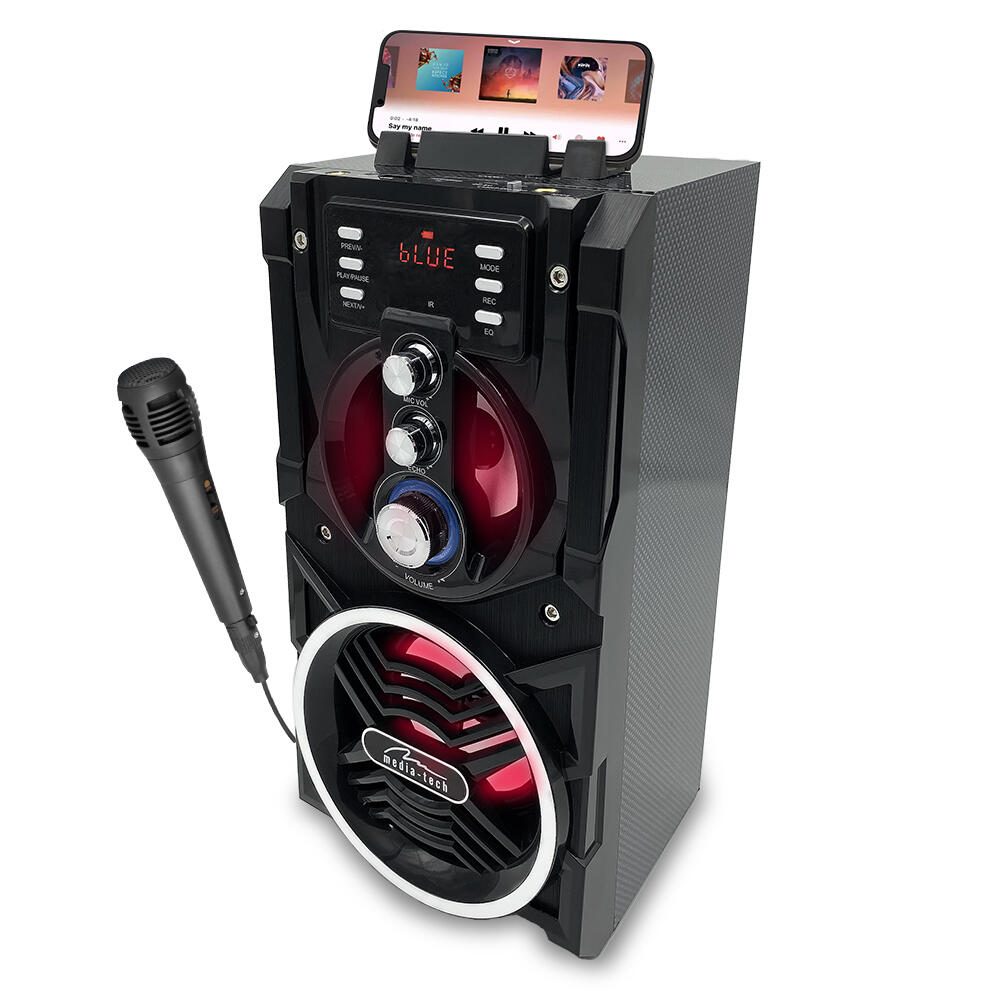 GŁOŚNIK PARTYBOX MT 3150 Media-Tech BT 800W FM MP3 LED karaoke z pilotem 3/4