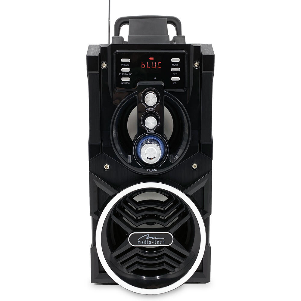 GŁOŚNIK PARTYBOX MT 3150 Media-Tech BT 800W FM MP3 LED karaoke z pilotem 4/4