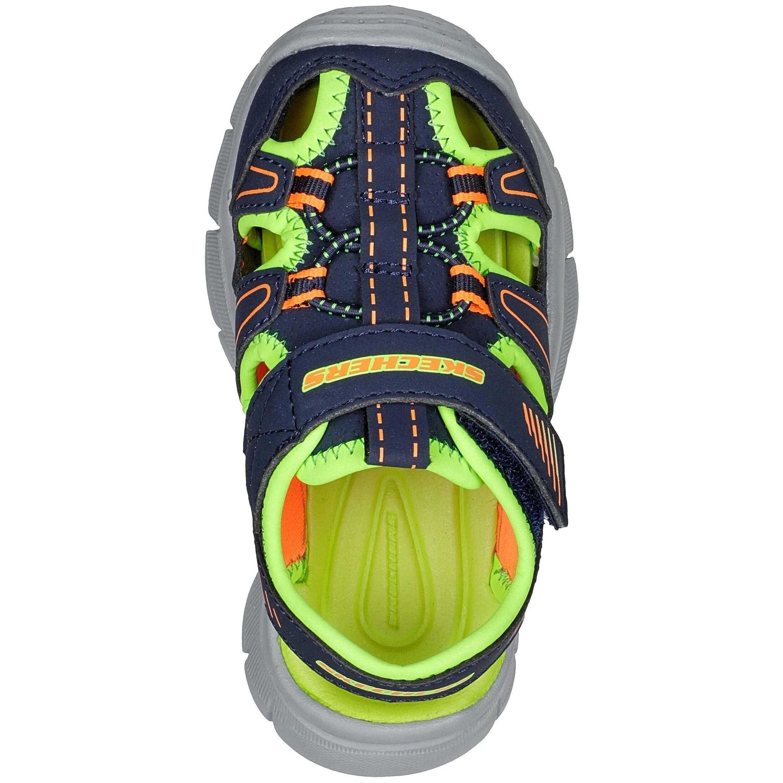 Sandali Skechers modello 406520N NVLM per unisex ragazzi 2/5