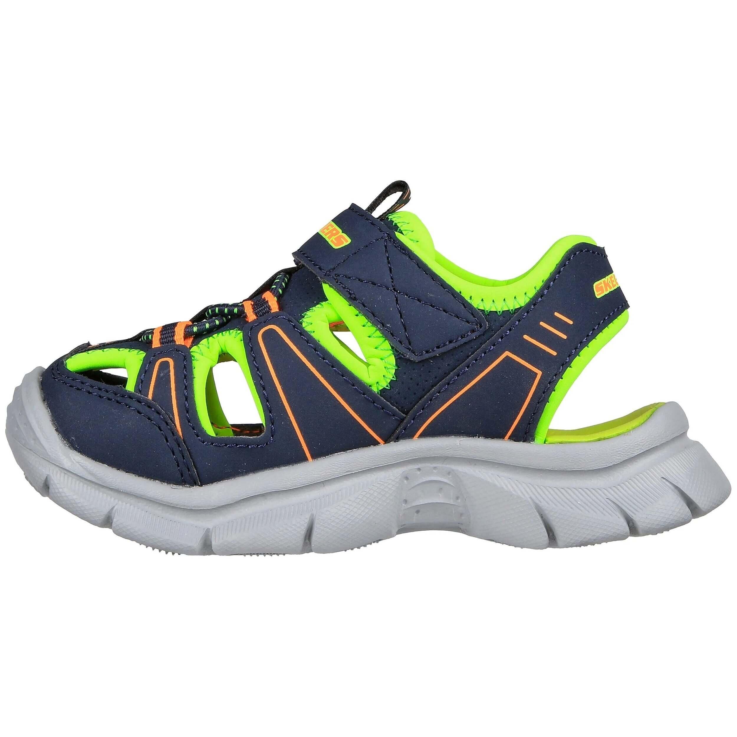Sandali Skechers modello 406520N NVLM per unisex ragazzi 5/5
