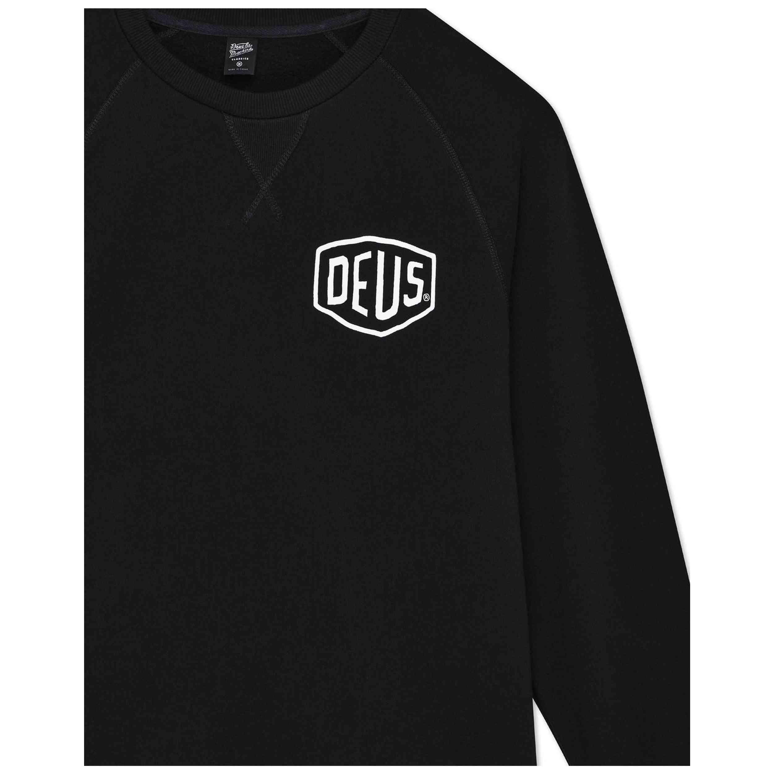 Felpa Deus ex machina modello T_DMW48259L-Black per uomini 3/4