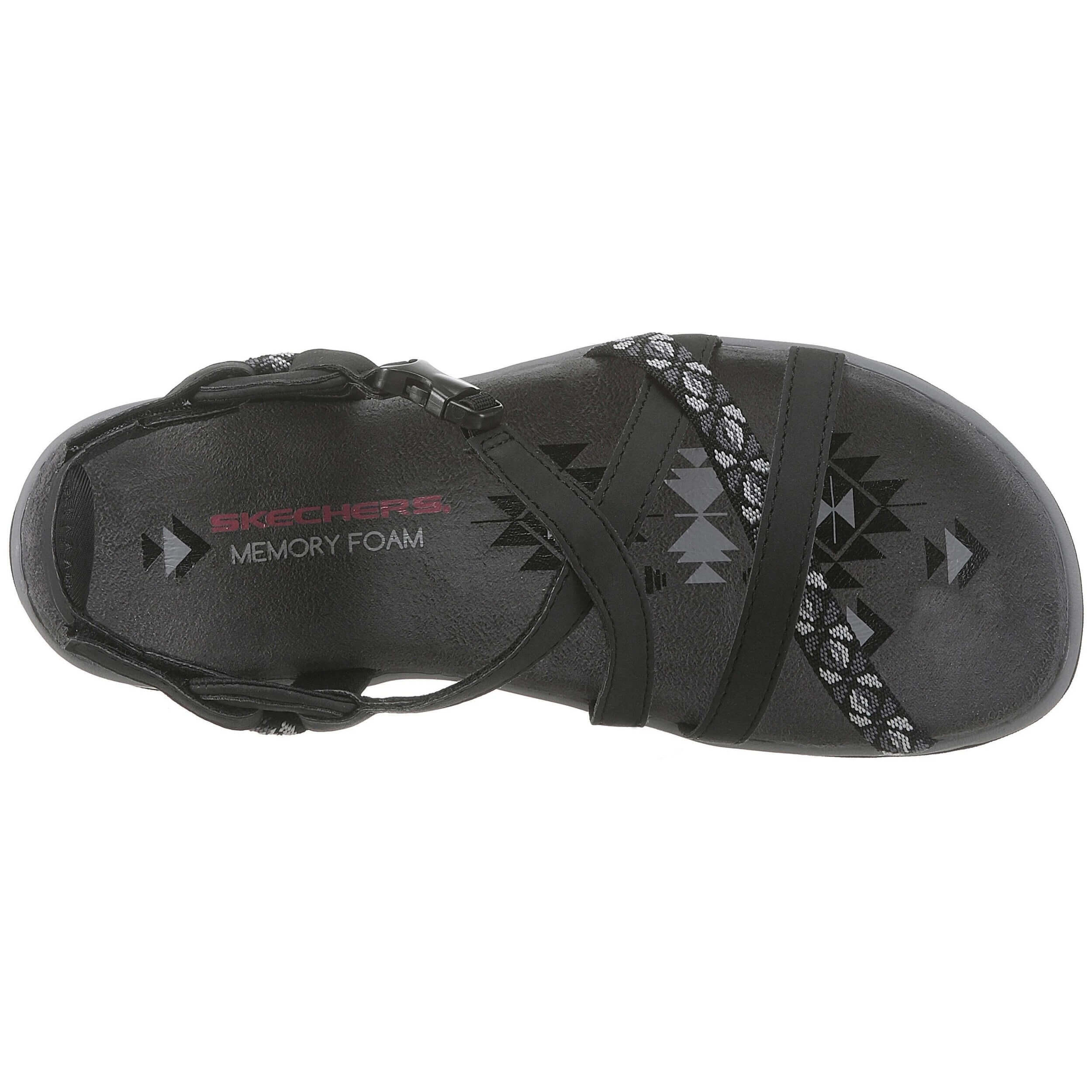 Sandalias Skechers modelo 40955-BLK para mujer 3/5