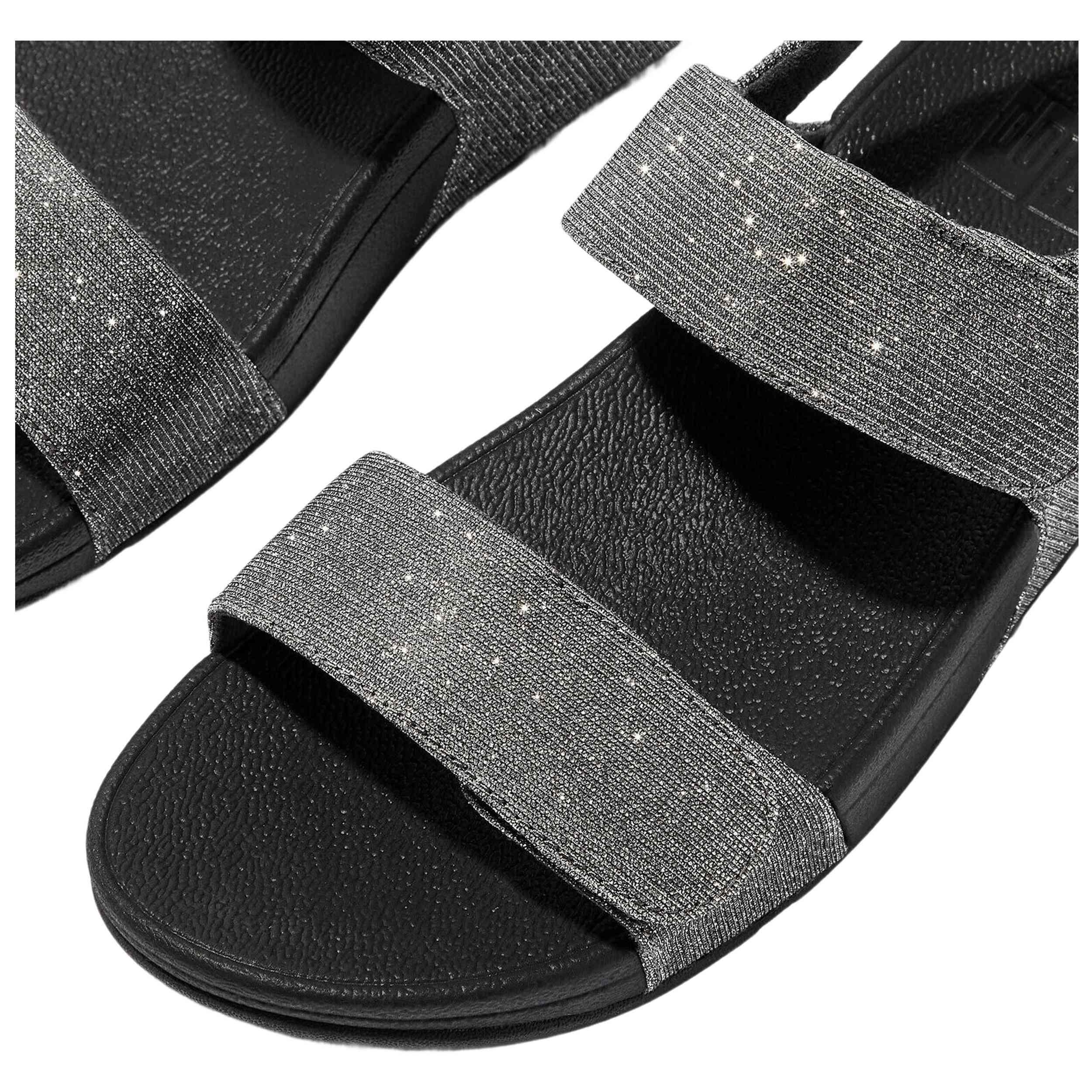 Sandales FitFlop Lulu Shimmerlux réglables arrière 5/7