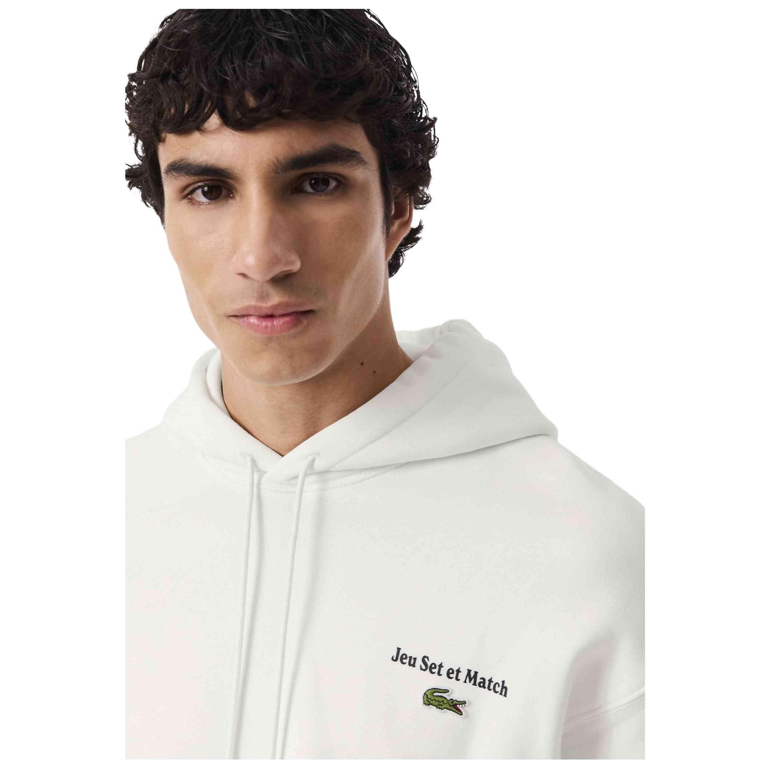 Sweat à capuche Lacoste modèle SH5947 - 70V pour homme 4/5