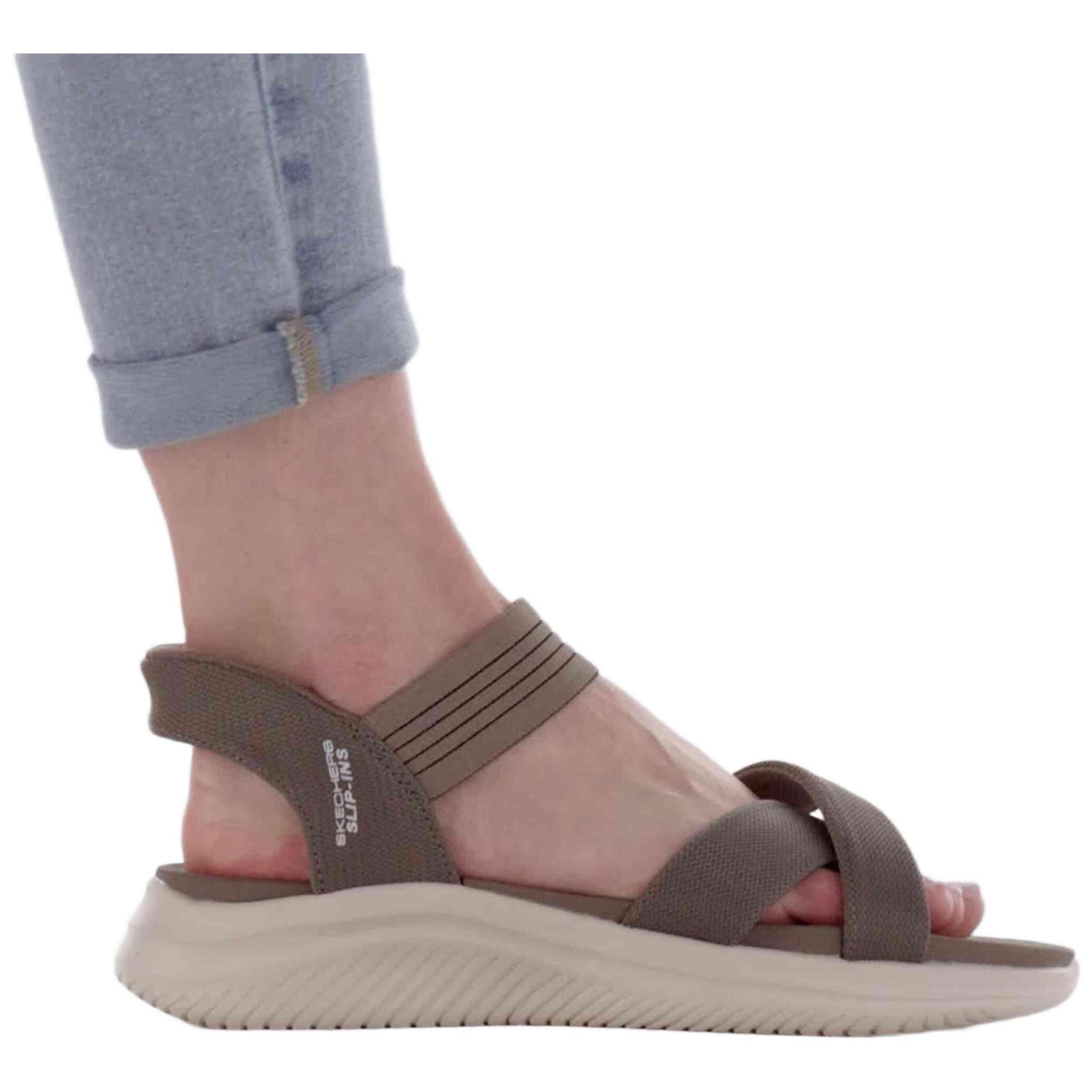 Sandalias Skechers modelo 119975-DKTP para mulheres 2/5
