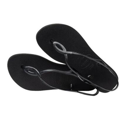 Claquettes Havaianas Modèle Luna Flatform Couleur Noir