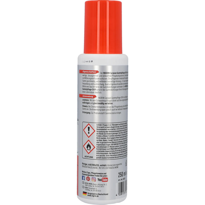 NIGRIN CARAVAN Gummipflege-Stift 250ml 7/7