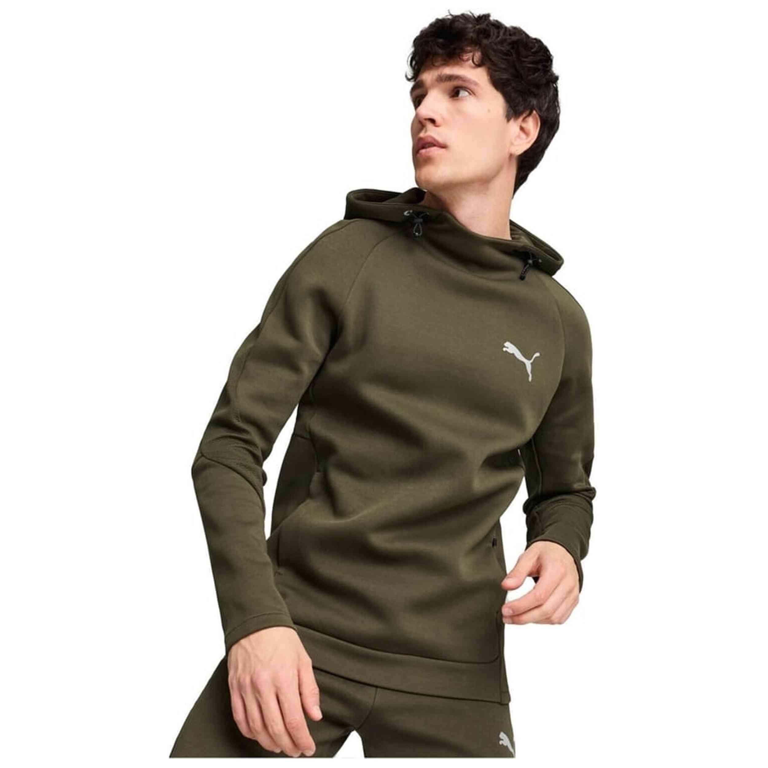Felpa con cappuccio Puma modello 681699-70 per uomini 3/5