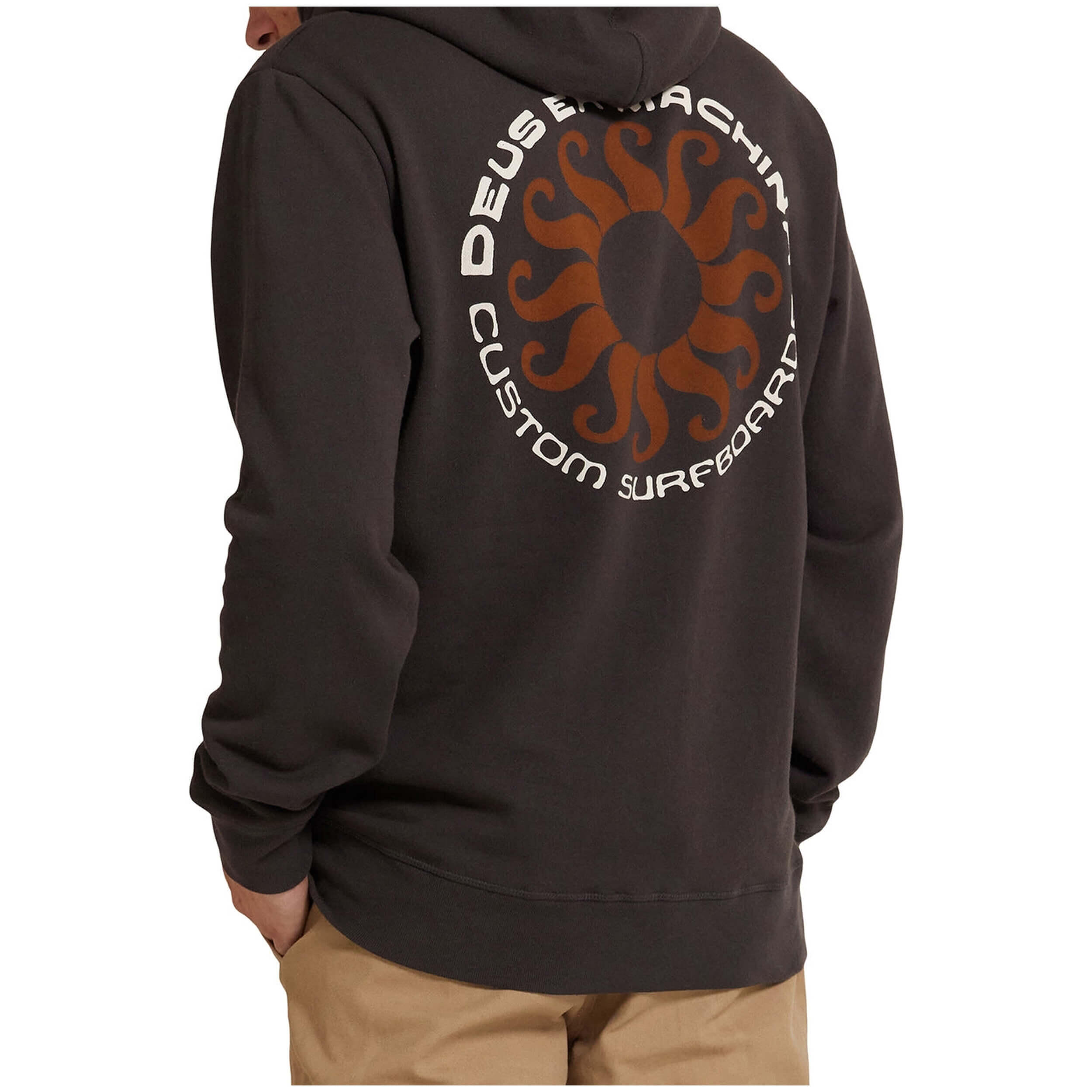 Felpa con cappuccio Deus ex machina modello DMF248621-Anthracite per uomini 2/3
