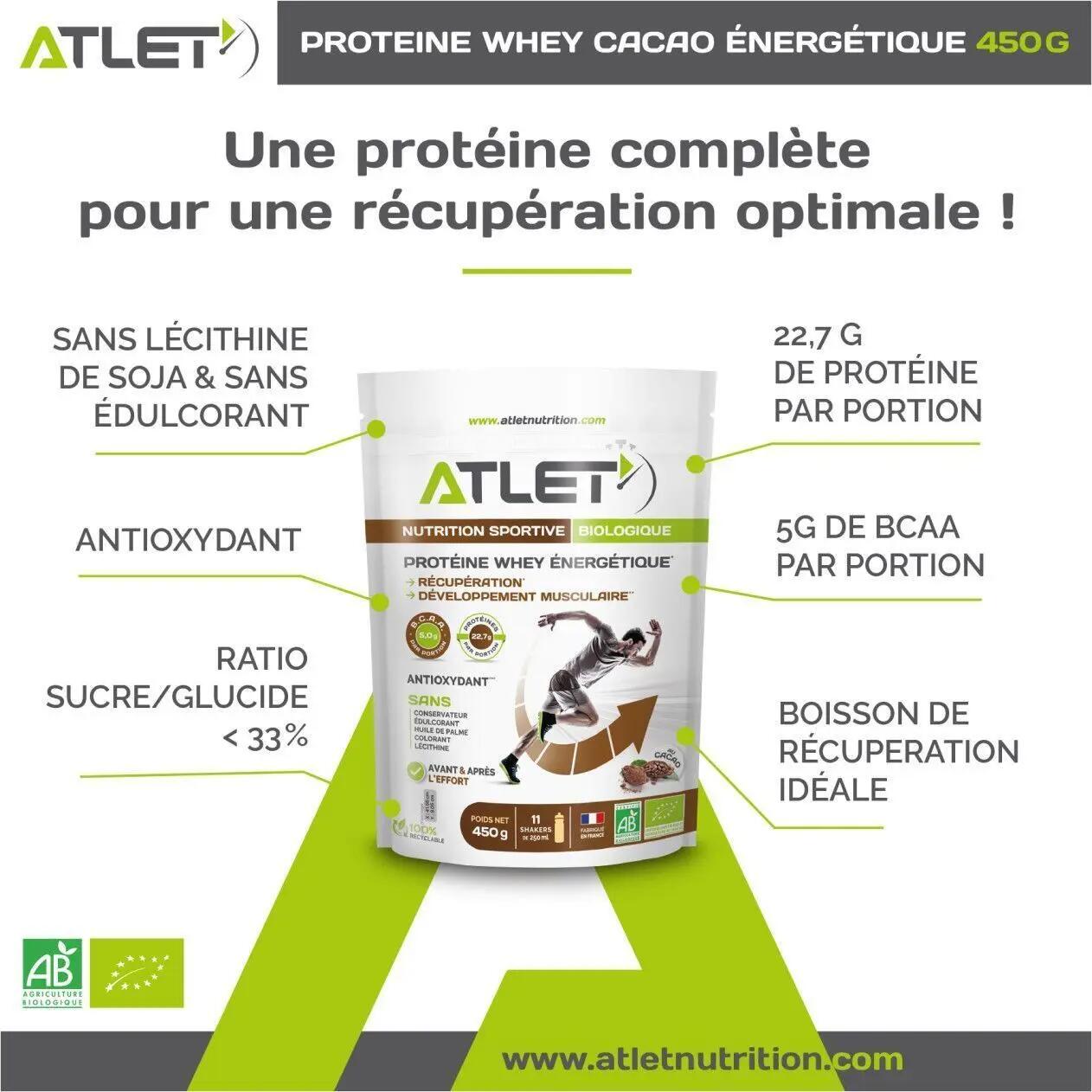Proteína BIO de Cacau ATLET Nutrition 2/5