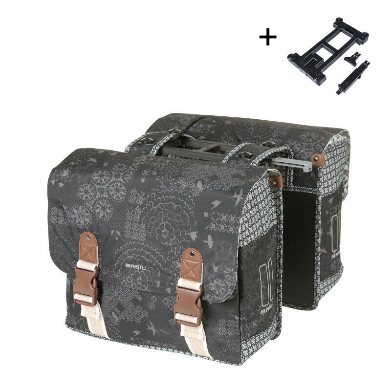 Doppelpacktasche   "Bohème - Double Bag MIK 2.0" , charcoal 3/4