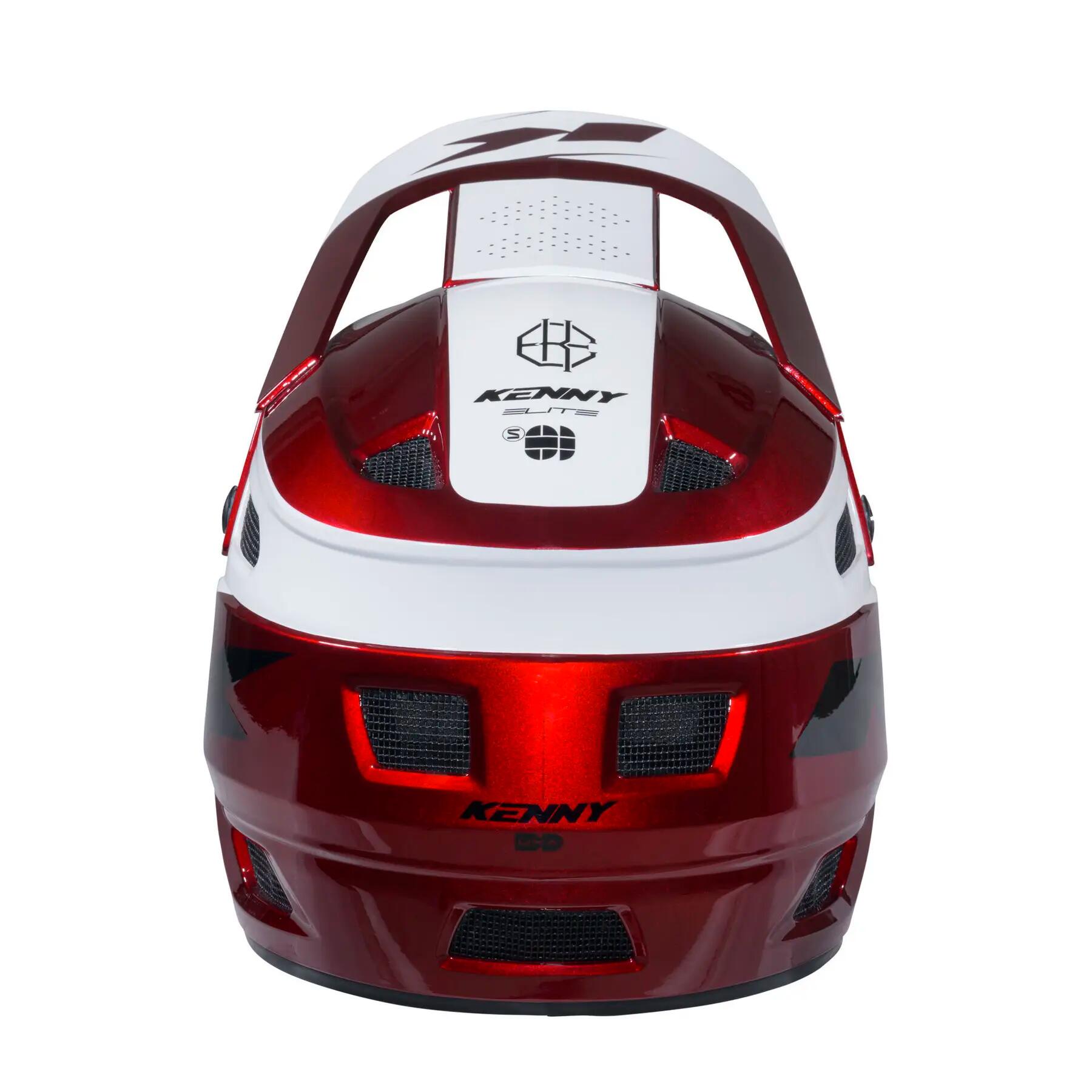 Casque Integral Kenny Elite Candy Rouge 3/3