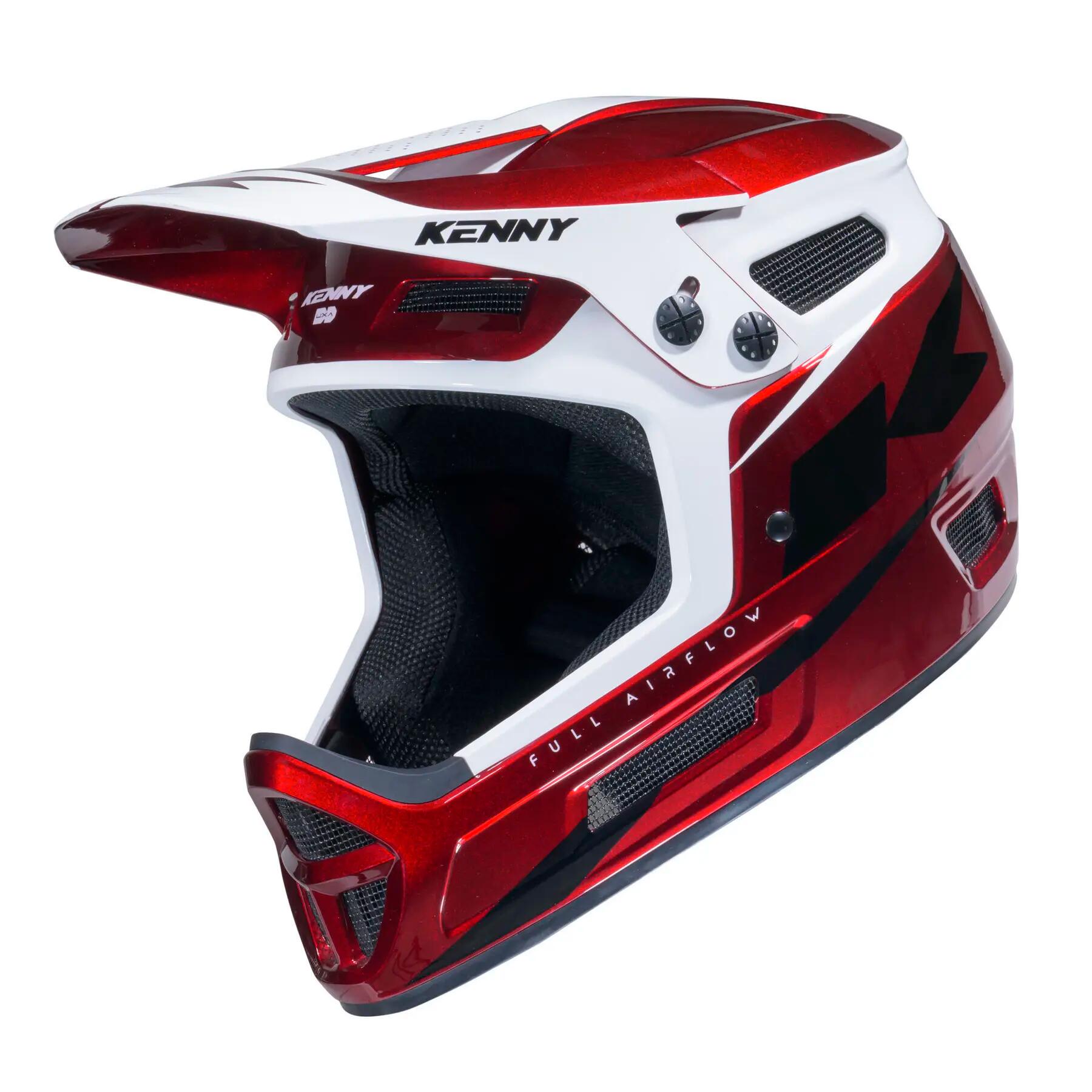 Casque Integral Kenny Elite Candy Rouge 2/3
