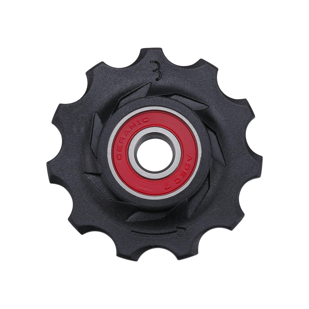 BBB RollerBoys Ceramic Bearing Jockey Wheels 11S Black 3/3