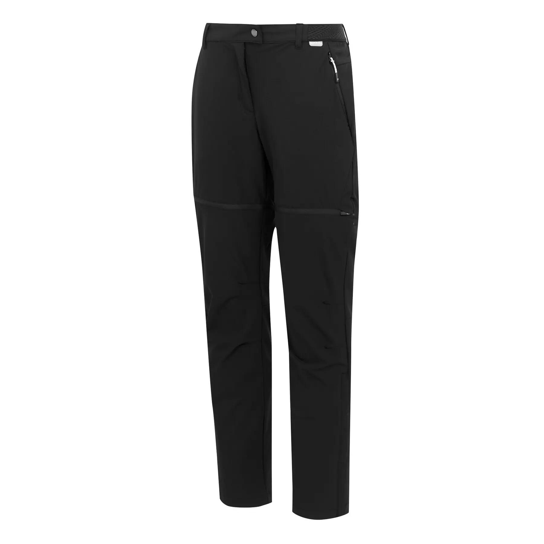 Regatta Fenton Navy, pantalon de randonnée soft shell femme