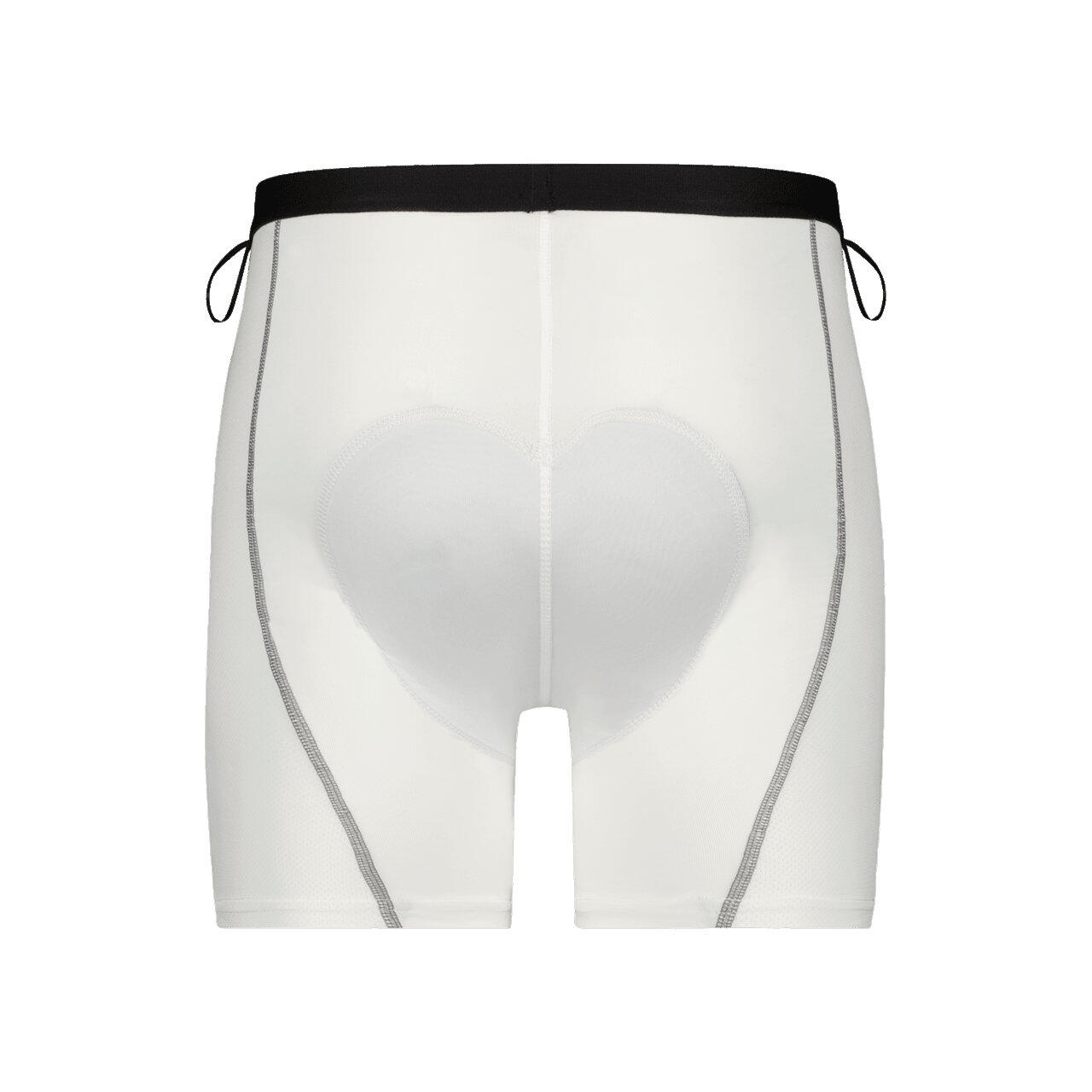Fahrrad Innenhose Gepolstert - InnerShorts - Unisex - Ohne Träger - Weiss 2/4