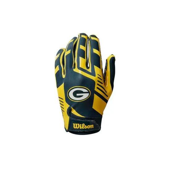 Gants de Football Americain enfant NFL Green Bay Packers