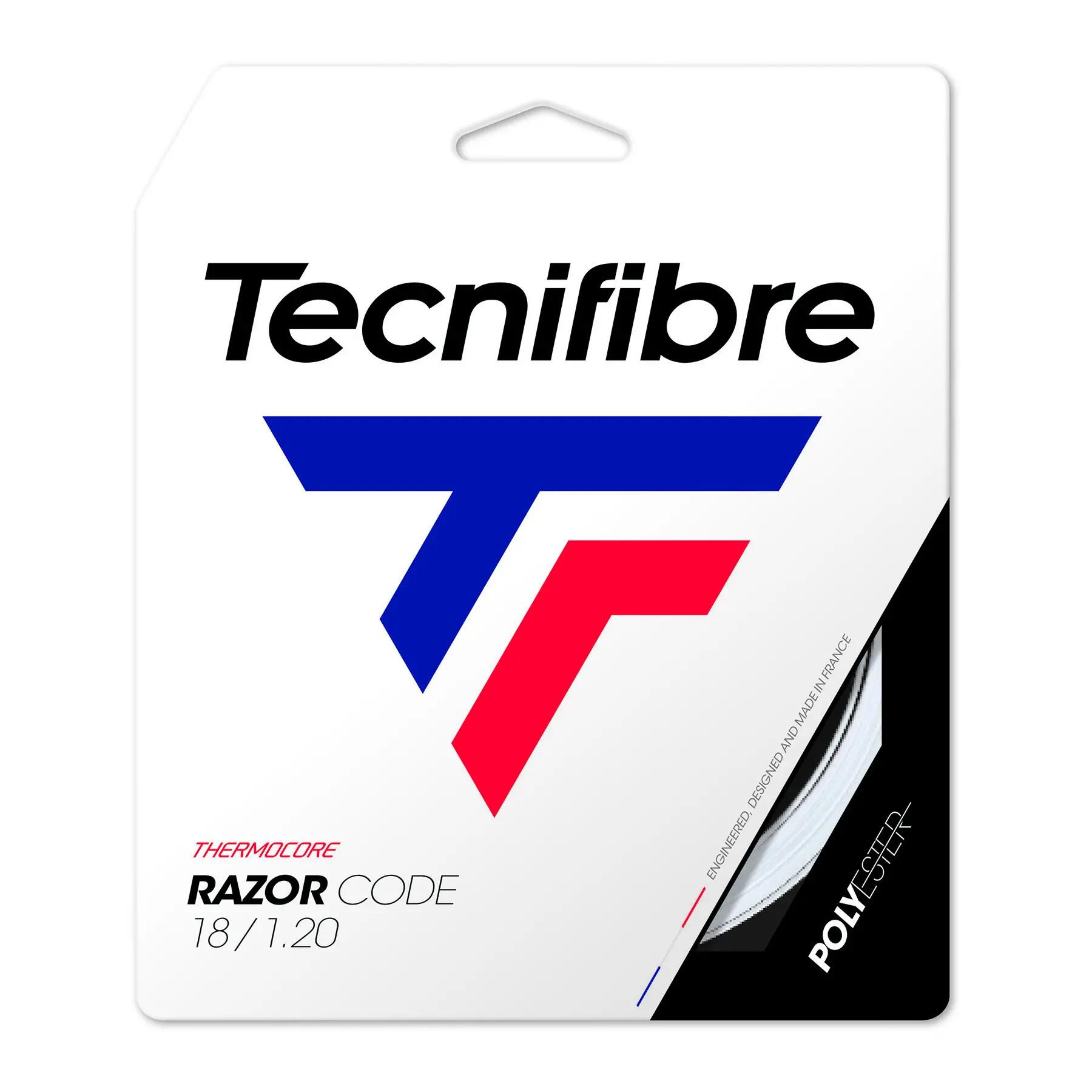 TECNIFIBRE Tenisové struny Tecnifibre Razor Code 12 m