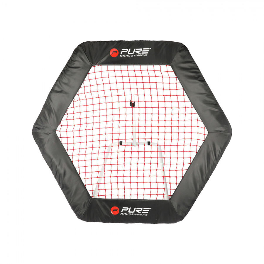 Hexágono de rebote Pure2Improve 140x125cm 1/3