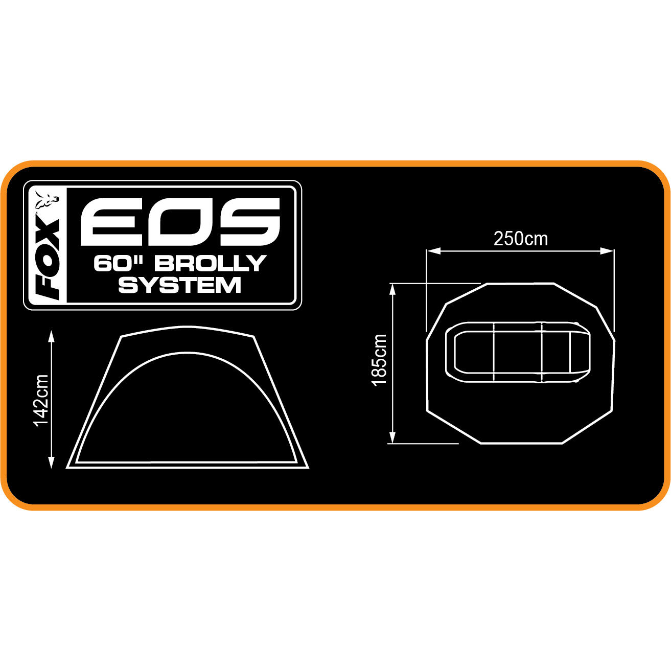 Tente système Fox Eos brolly 3/7