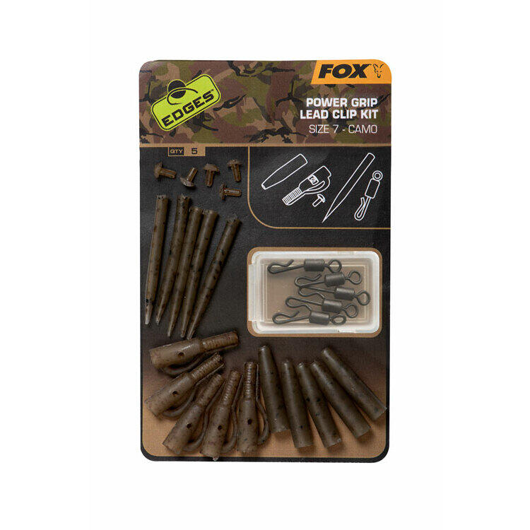 Kit agrafe plomb Fox edges power grip 3/4