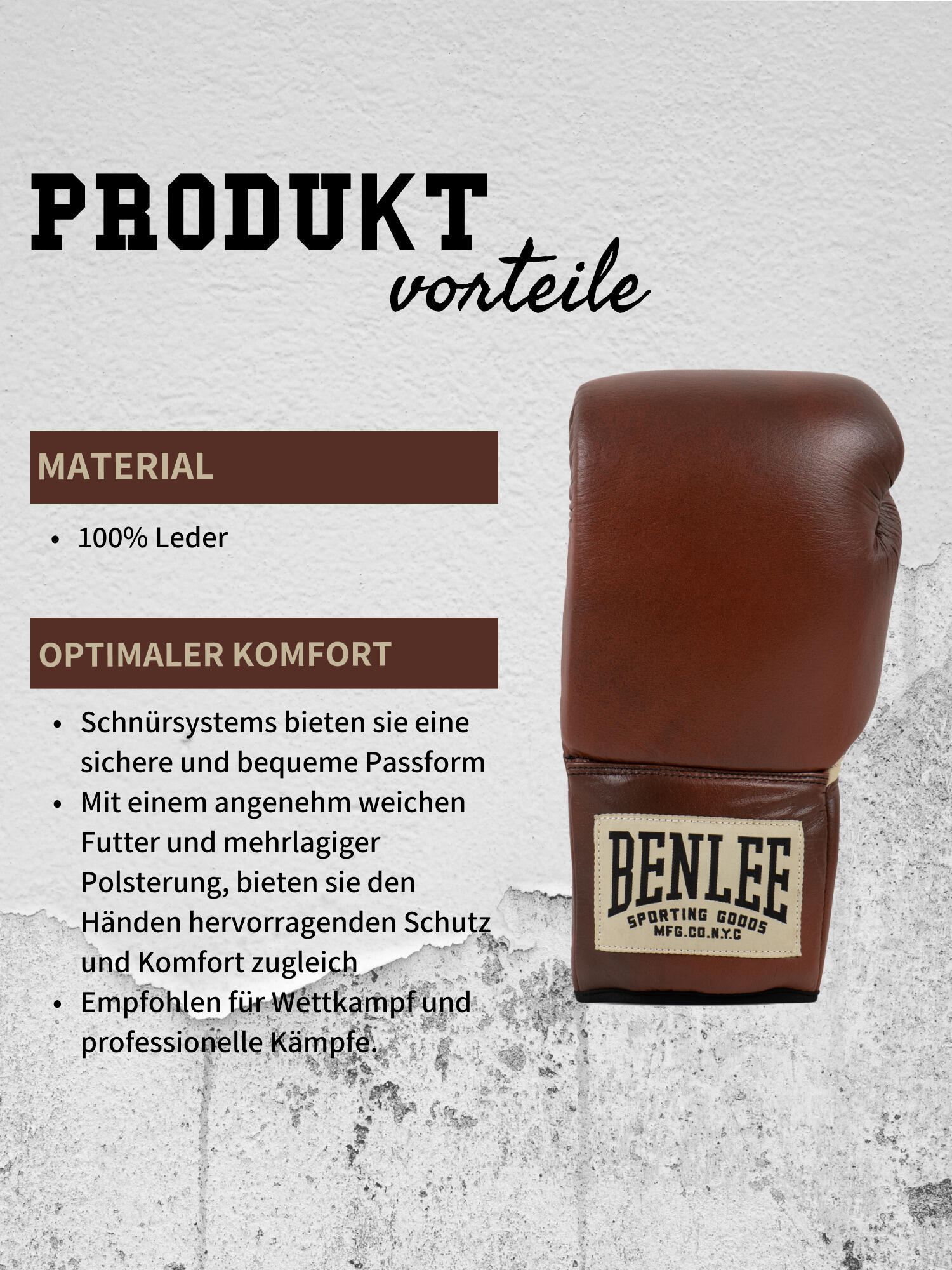 Guantes de boxeo Benlee Premium Contest 7/7