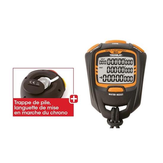 Chronomètre Tremblay 60 mémoires