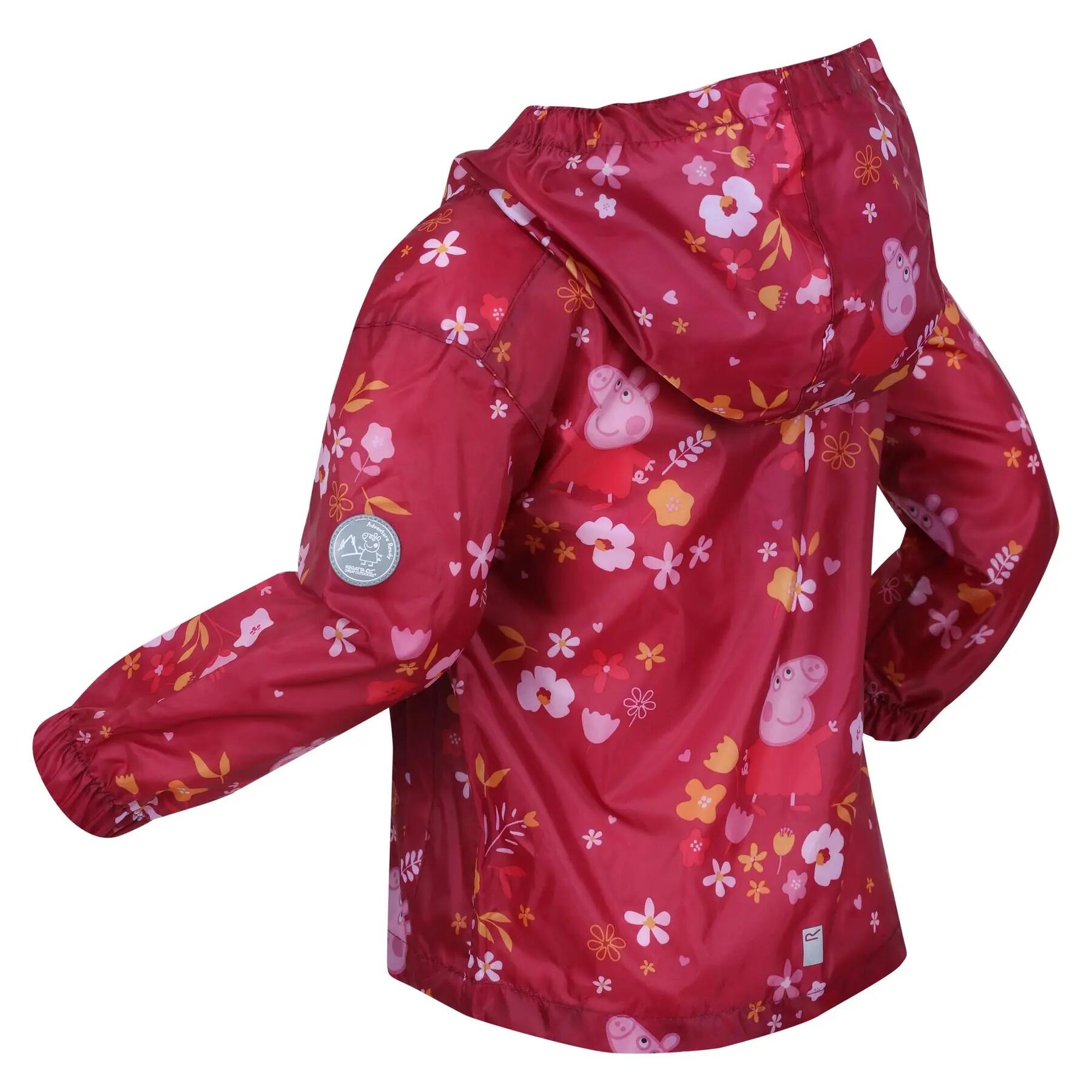 Giacca impermeabile neonato Regatta Peppa Pig Pack-It 3/5