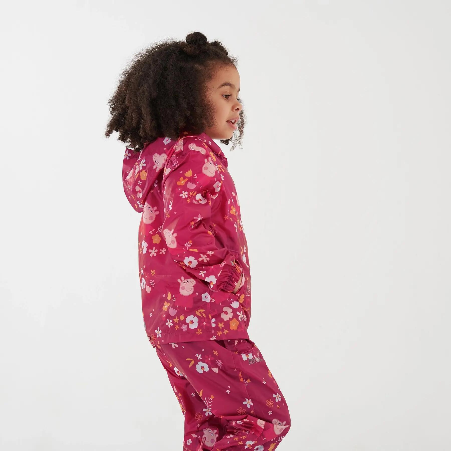 Giacca impermeabile neonato Regatta Peppa Pig Pack-It 5/5