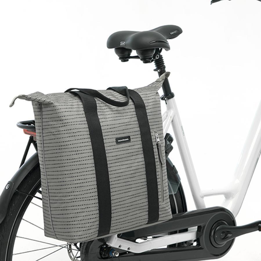 Borsa shopper per bicicletta Kota Nomi, grigio 5/6