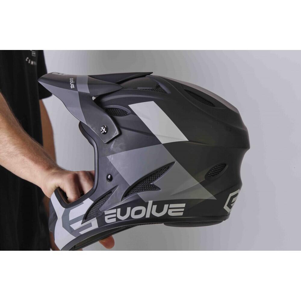 Casco Evolve Storm - Nero Opaco 3/7