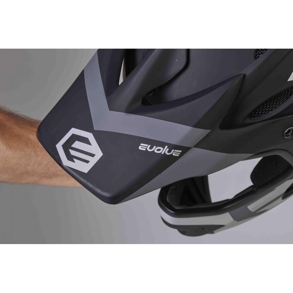 Casco Evolve Storm - Nero Opaco 7/7