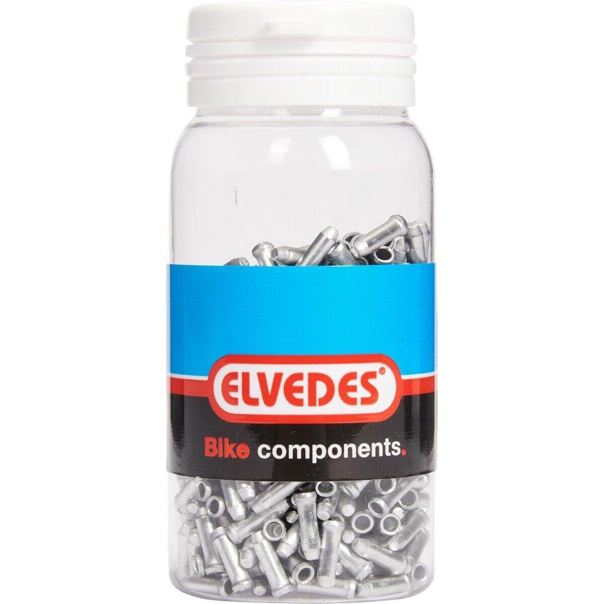 Pièces d'embouts de câbles vélo aluminium Elvedes (x500) 2/2