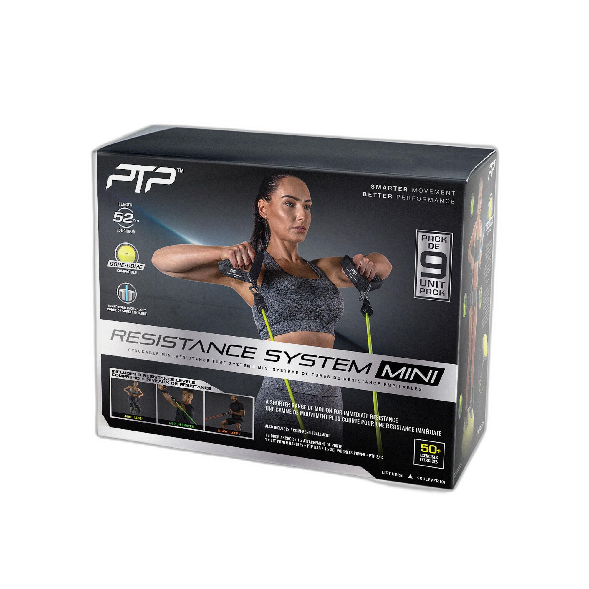 Trainingsmaterial Set von Griffen zur Versorgung und Verankerung im Inneren PTP 3/5