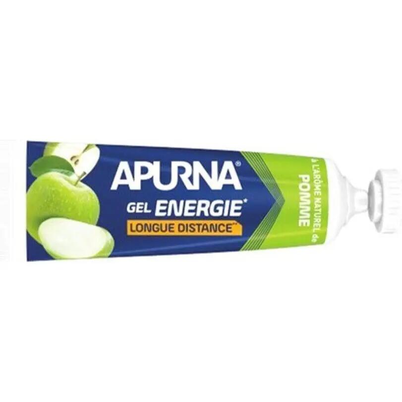 Set van 5 lange afstand energiegels groene appel +2u inspanning Apurna 2/3