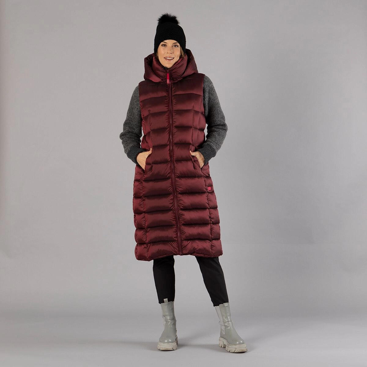 Manteau à capuche sans manches femme CMP 4/5