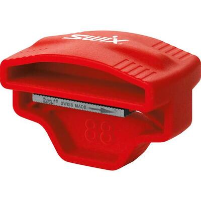 Ski edge sharpener met vijl swix