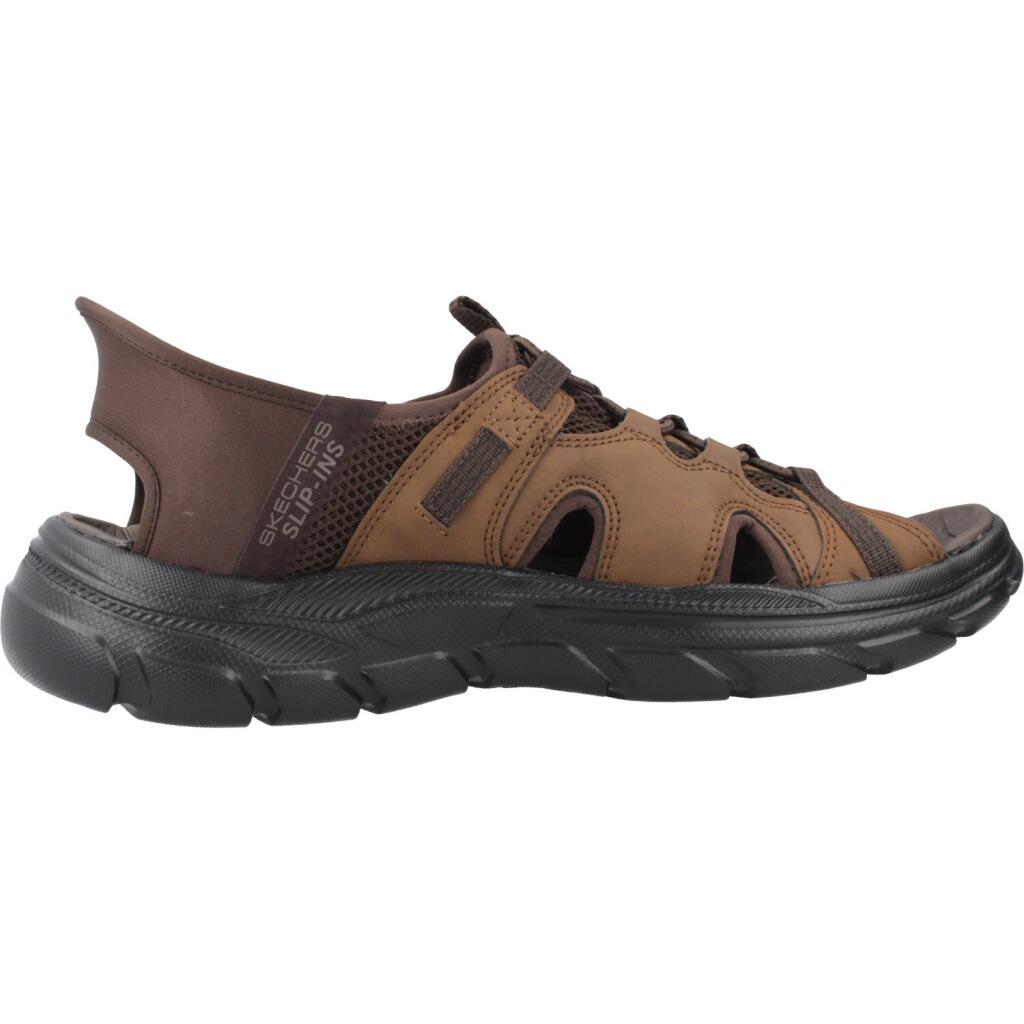 Sandales Skechers Modèle Slip-ins Revolted Ss Couleur Marron 4/5