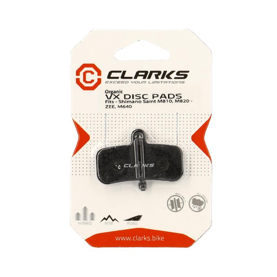 Paire de plaquettes de frein organique Clarks Cycle Systems Shimano Saint Zee M6 2/2
