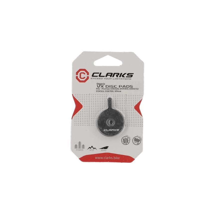 Coppia di pastiglie freno organiche Clarks Cycle Systems Promax 320 400 610J 50J 2/2