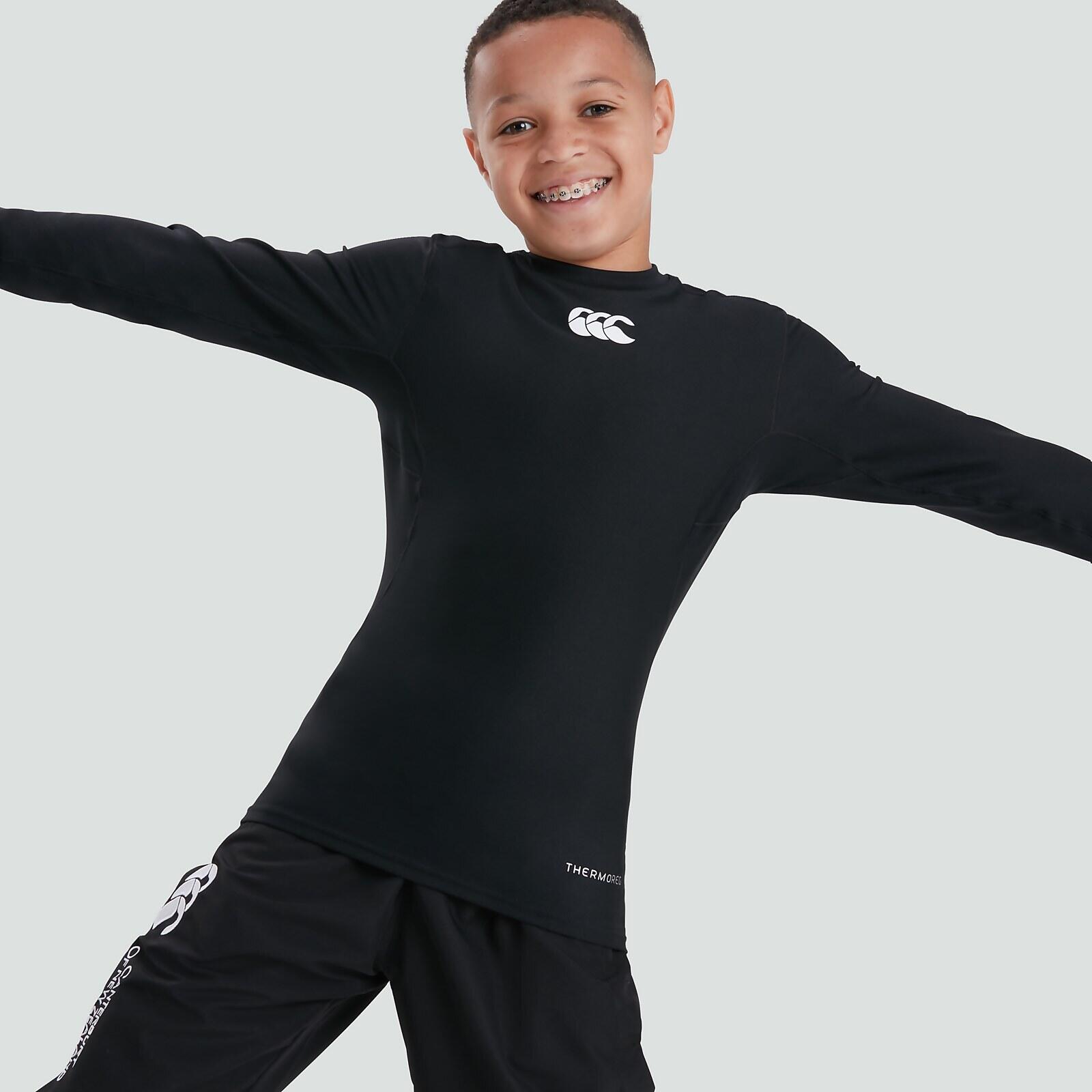Rugby Thermoreg Long Sleeve - Unisex Kids Noir 7/7